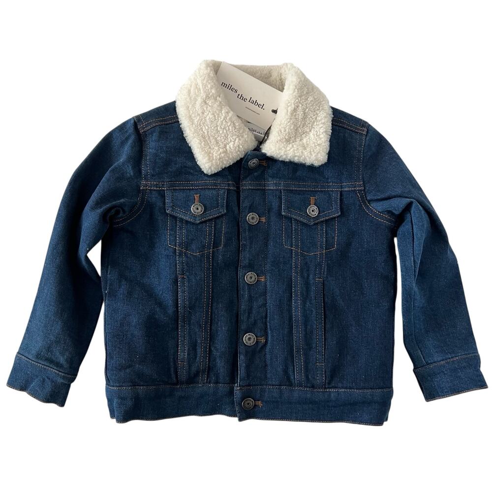 NEW miles the label denim jacket